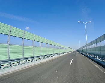 Акустические экраны для трасс, эстакад, магистралей 